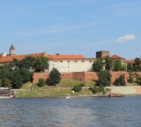 Zamek Wawel nad Wisła