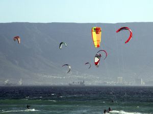 kitesurfing
